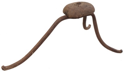 Unmarked: Hand Forged Farriers Shoeing Stand