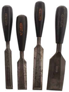 Stanley Rule & Level, No. 50: Four Clean & Usable "Everlasting" Chisel
