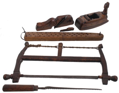 Assorted Makers: Group Of 18th C. Woodworking Tools