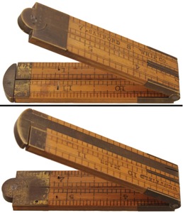 Sanford Whip Company, Westfield, Massachusetts: Caliper Advertising Folding Rule