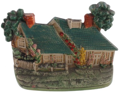 Hubley Manufacturing Company, Lancaster, Pennsylvania, No. 210: Cast Iron "Cape Cod Cottage" Doorsto