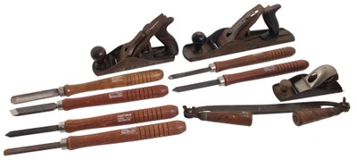 Assorted Makers: Lot Of Sound & Usabl Woodworking Tools