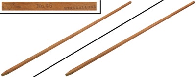 STANLEY (Unmarked), No. 45: 36" Wantage Rod Rule
