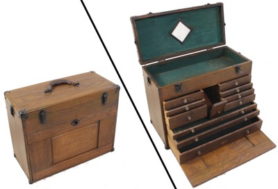 H. Gerstner & Sons, Dayton, Ohio: Sound & Usable Oak Tool Chest