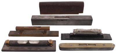 Assorted Makers: Lot Of Five Precision Level
