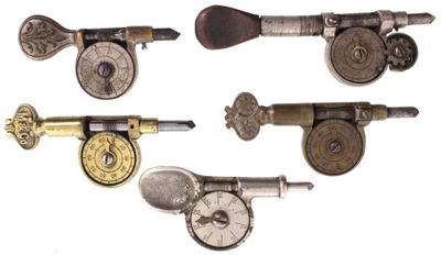 Assorted Makers: Coll. Of Five Early Speed Indicators