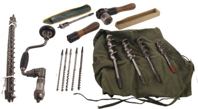 Assorted Makers: Lot Of Drilling & Boring Tools