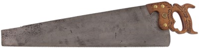 Henry Disston & Son, Philadelphia, Pennsylvania, No. 12: Extra Clean 7 Point 26" Blade Rip Saw