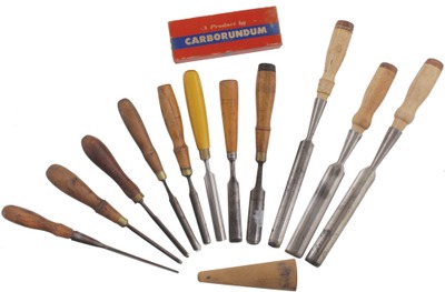 Assorted Makers: Lot Of Extra Clean Tang & Socket Gouges