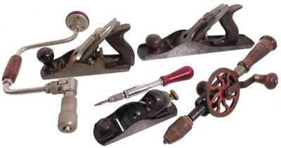 Assorted Makers: Lot Of Clean & Usabl Woodworking Tools