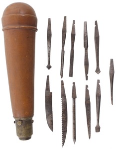 W. Greaves & Sons, Sheaf Works, England: Rare Boxwood Hdl. Tool Handle