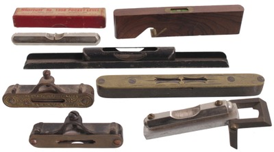 Assorted Makers: Lot Of Seven Small Size Levels