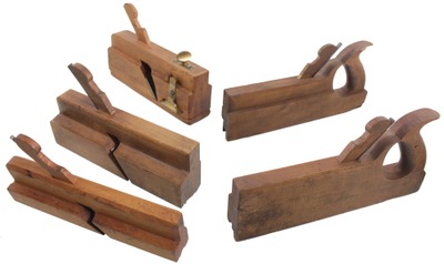 Assorted Makers: Five Spec. Purp. Molding Planes