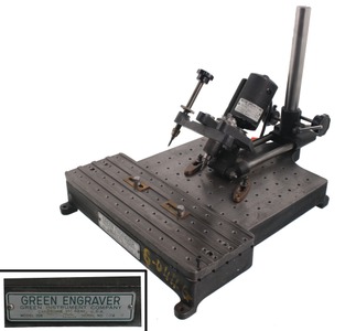 Green Instrument Company, Cambridge, Massachusetts: "The Green Engraver" Engraving Tool