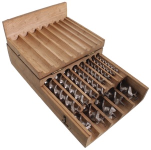 Snell Manufacturing Company, Fiskdale, Massachusetts: Boxed Set Of 13 Spiral Auger Bits