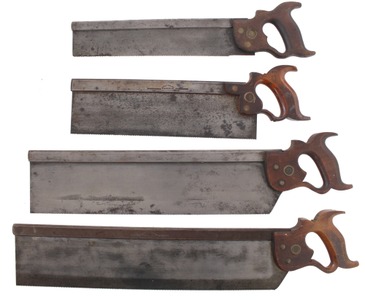 Assorted Makers: Four Clean & Usable Back Saws