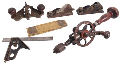 Assorted Makers: Lot Of Clean & Usabl Woodworking Tools