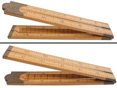 Stanley Rule & Level, No. 53 1/2: Extra Clean Early Architect's Folding Rule