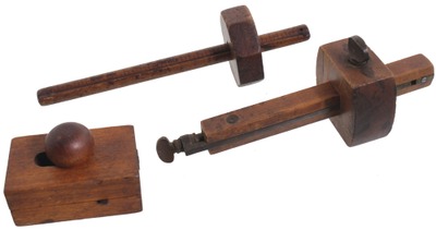 Assorted Makers: Three Early Maker Marking Gauge