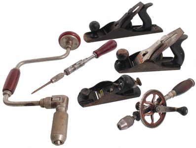 Assorted Makers: Lot Of Clean & Usabl Woodworking Tools