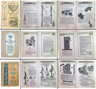 F.E. Myers & Brother, Ashland, Ohio: Two Orig. "Pumps & Hay Tools" Catalogue