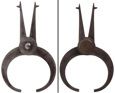 J. & E., Worcester, Massachusetts: Early Patent Inside/Outside Calipers