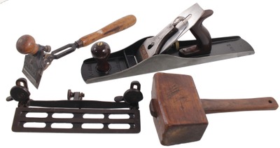 Assorted Makers: Lot Of Clean & Usabl Woodworking Tools