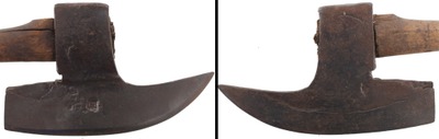 Unmarked: Early Single Bevel Hewing Axe