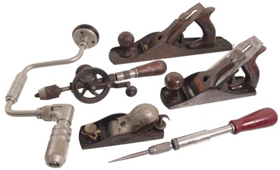 Assorted Makers: Lot Of Clean & Usabl Woodworking Tools