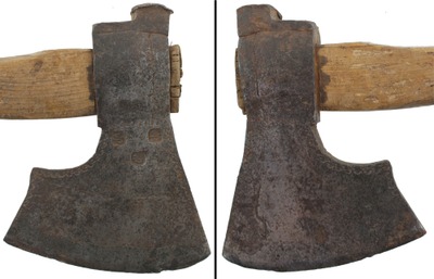 Unmarked: Early Dbl. Bevel 7 1/2" Blade Axe