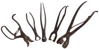 Assorted Makers: Five Unus. Plier Type Tools