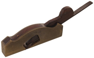 Unmarked: Brass Body R'wood Infill Shoulder Plane