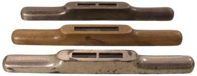Unmarked: Stepped Set Of Three Brass & Iron Levels