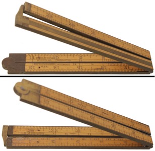 Stanley Rule & Level, No. 62: Rare Special Order Caliper Folding Rule