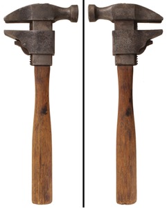 Charles J. Maggard, Canton, Missouri: Maggard's Patent WrenchHammermbination Tool