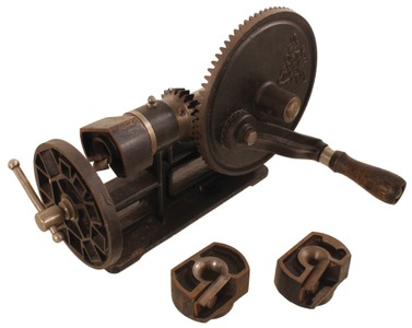 Stanley Rule & Level, No. 77: Hand Crank Dowel Machine