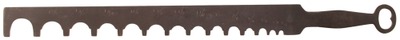 Unmarked: Early Hand Forged Cabinet Mkrs. Gauge