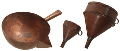 Assorted Makers: Three Coppersmith Made Vessels