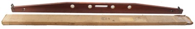 Peerless Level & Tool Company, Sterling, Illinois, No. 900: Unused "Peerless" 6' Mahogany Level