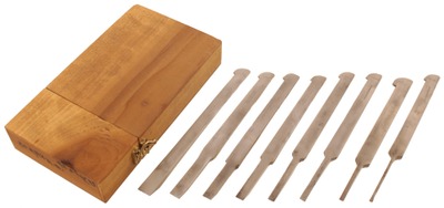 Dwights, French & Company, Humphreysville, Connecticut: Full Set Of 8 Plow Plane Cutting Irons