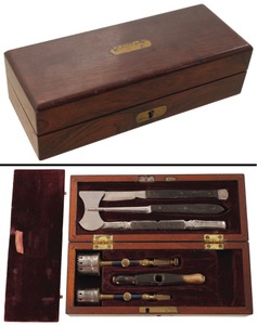 Tiemann & Company, New York, New York: Extra Clean Trepanning Set