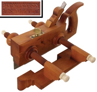 D.R. Barton & Company, Rochester, New York: Handled Boxwood Plow Plane
