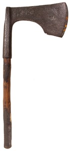 Unmarked: 17th C. Form 6 1/4" Hewing Axe
