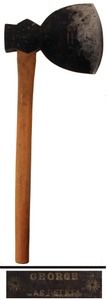 Currier George, Danville, New Hampshire: 8" Blade Dbl. Bevelasting Axe
