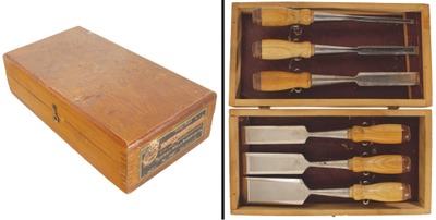 Marshall Wells Hdwe Company, Duluth, Minnesota, No. 756 F: Unused Set Of Six "Zenith" Brand Chisels