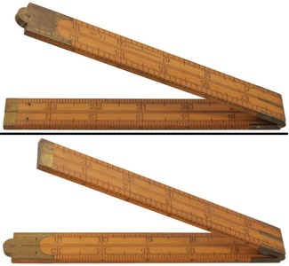 E.A. Stearns & Company, No. 31: Narrow, Two-Foot Four-Fold Folding Ru