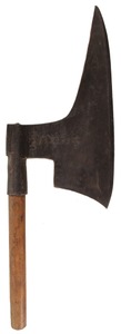 Unmarked: Early Decorated "Goosewing" Axe