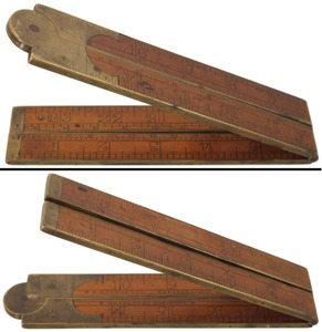S.A. Jones & Company, Hartford Connecticut: Two-Foot, Four-Fold Folding Rule