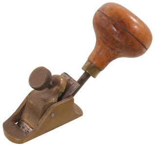 Unmarked: Cast Bronze Violin Maker's Plane
