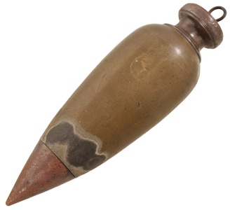 Unmarked: Massive Brass & Iron Plumb Bob